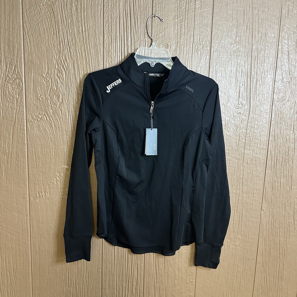 NWT UNRL Performa Fitted Half Zip Jacket Sz M Branded Athletic Jerffers Crane
